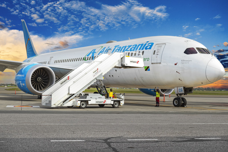 Swissport-to-handle-Air-Tanzanias-entire-hub-operation-at-Dar-es-Salaam-and-Kilimanjaro-airports